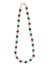 Vintage Multi-beaded Necklace In Multi