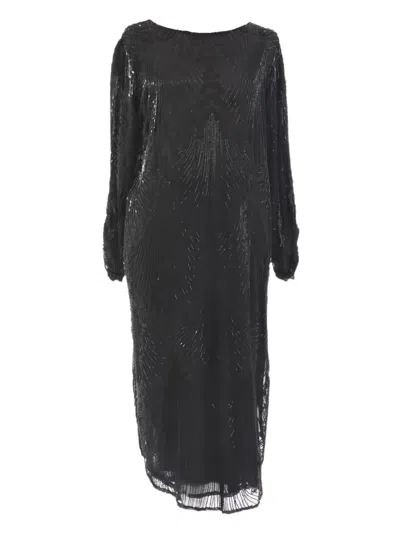 Pre-owned Vintage  Embroidered Dress