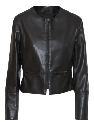 Pre-owned Vintage  Faux-leather Jacket
