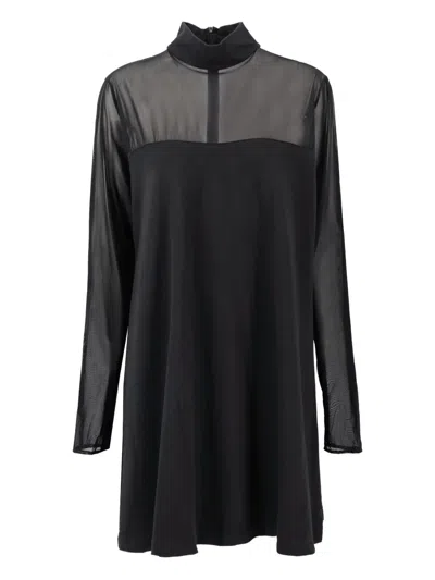 Pre-owned Vintage  High-collar Organza Dress
