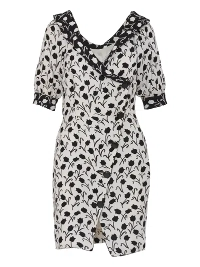 Pre-owned Vintage  Tulip-print Dress