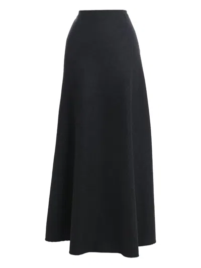Pre-owned Vintage  Wool Maxi Skirt