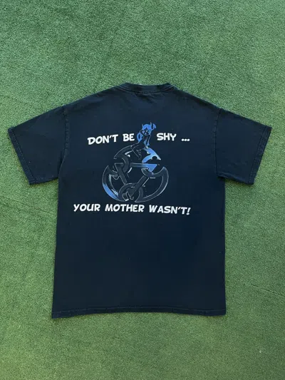 Pre-owned Vintage Pretty Maids “don't Be Shy - Your Mother Wash't” Tee In Navy Blue