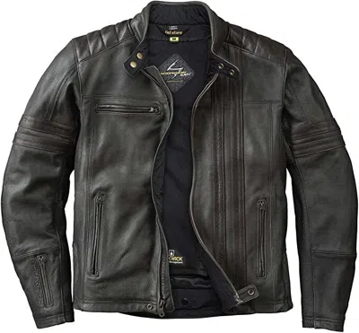 Pre-owned Vintage Scorpion 1909  Biker Armored Padded Motorcycle Classic Leather Jacket In Black