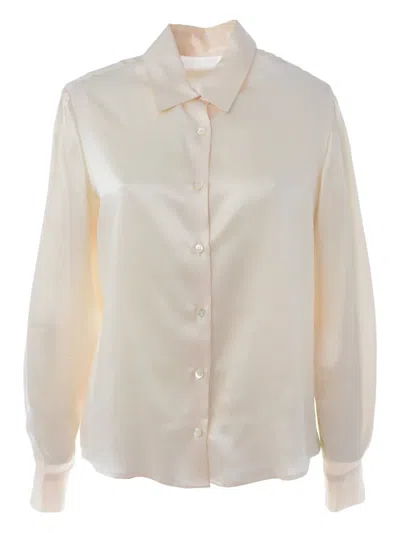 Pre-owned Vintage Silk Shirt In Neutral