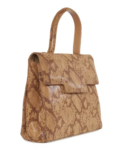 Pre-owned Vintage Snakeskin-print Tote Bag