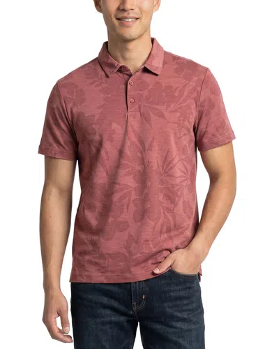 Vintage Summer Pique Performance Polo Shirt In Pink