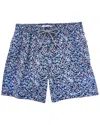Vintage Summer 4-way Stretch Volley Swim Trunk In Blue