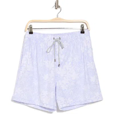 Vintage Summer 4-way Stretch Volley Swim Trunks In Purple