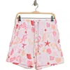 Vintage Summer 4-way Stretch Volley Swim Trunks In Pink