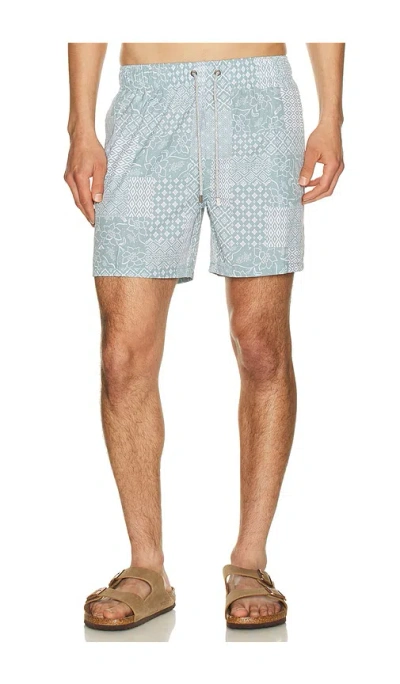 Vintage Summer 4 Way Stretch Volleys In Green