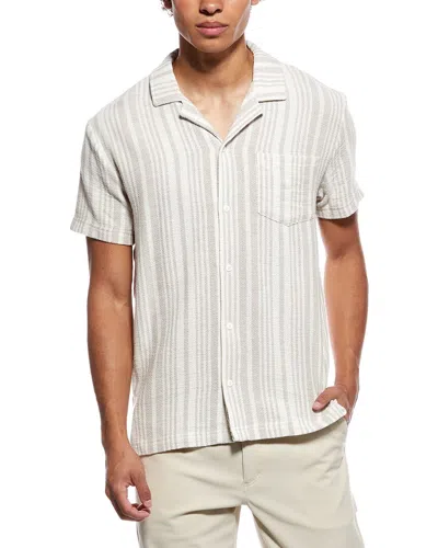 Vintage Summer Basketweave Shirt In Neutral