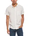 Vintage Summer Linen-blend Shirt In White