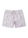 Vintage Summer Seersucker Stretch Volley Swim Trunk In Multi