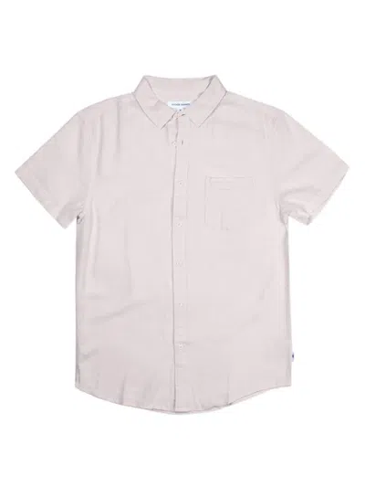 Vintage Summer Men's Patch Pocket Linen-blend Shirt In Sand