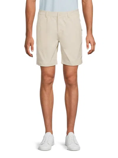 Vintage Summer Men's Performance Stretch Twill Shorts In Brown