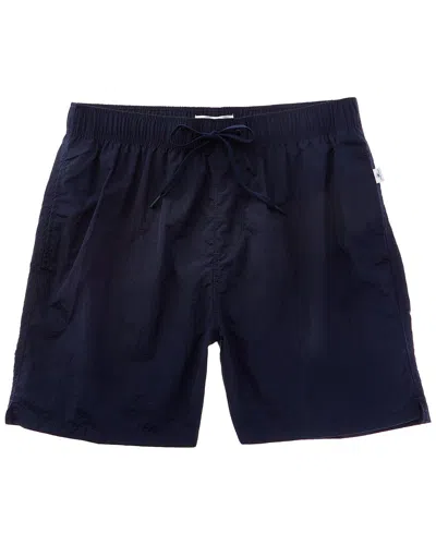 Vintage Summer Metal Volley Swim Trunk In Blue