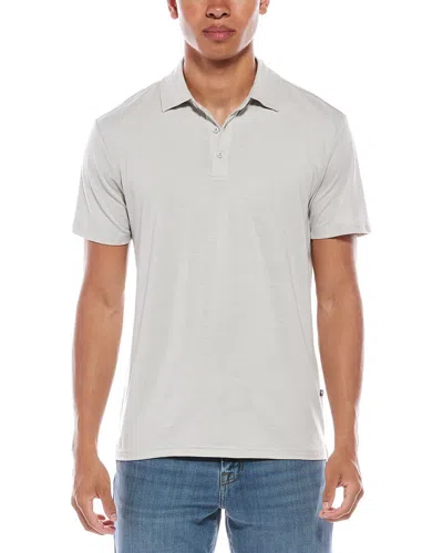 Vintage Summer Performance Jersey Polo Shirt In Gray