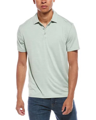 Vintage Summer Performance Jersey Polo Shirt In Green