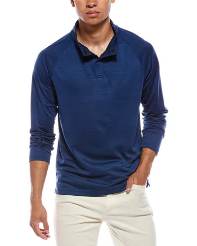 Vintage Summer Performance Mock Neck Shirt