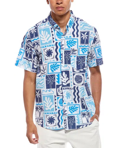 Vintage Summer Performance Shirt In Blue
