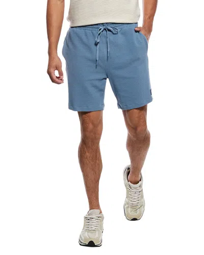 Vintage Summer Performance Tech Fleece Short In Blue