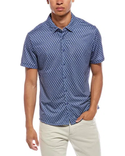 Vintage Summer Performance Tech Shirt In Blue