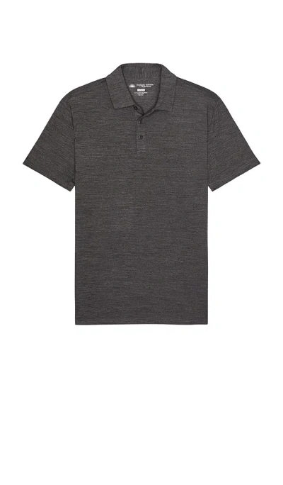 Vintage Summer Performance Polo In Black