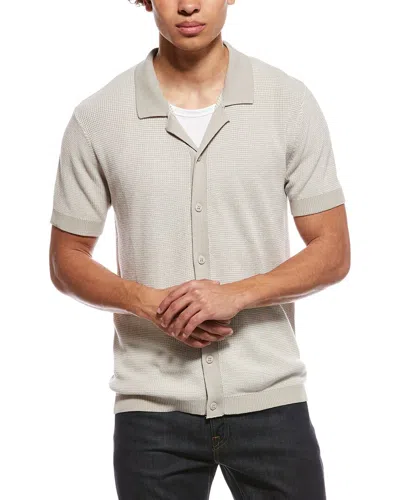 Vintage Summer Polo Sweater In Neutral