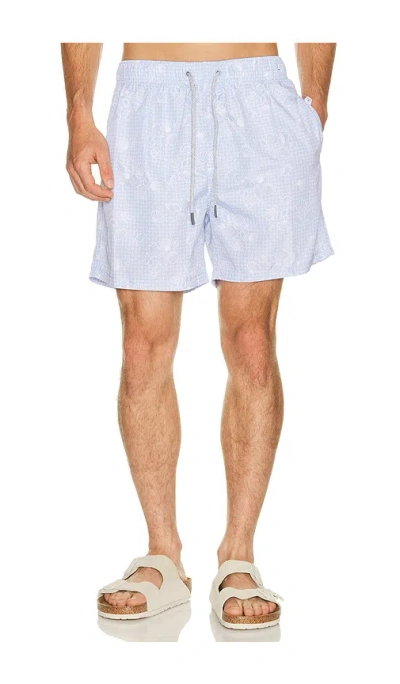 Vintage Summer Ponji Swim Volleys In Blue
