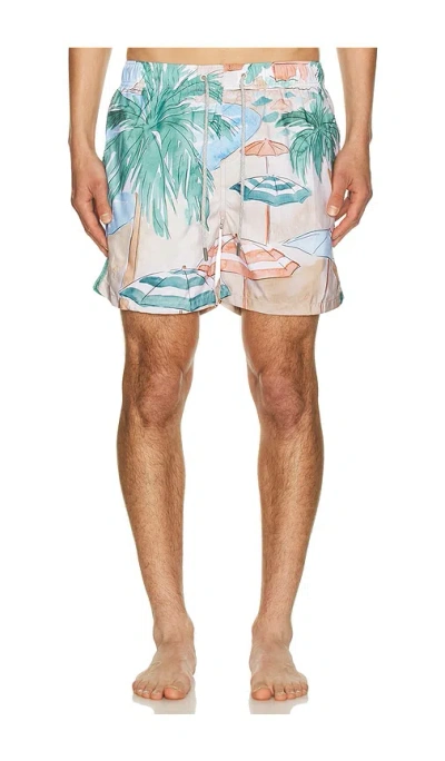 Vintage Summer Ponji Swim Volleys In Multi