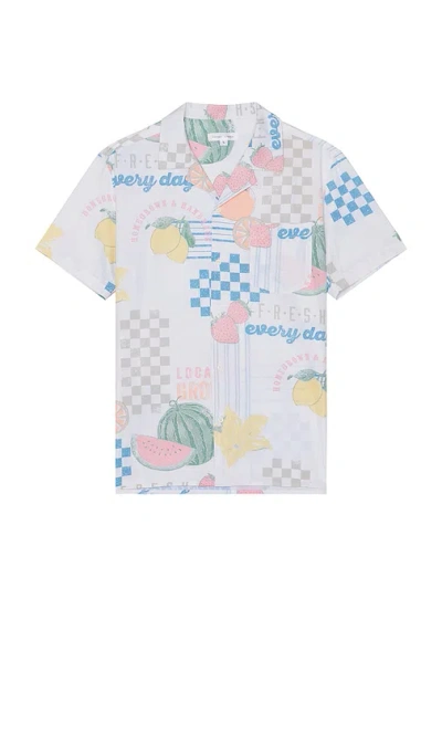 Vintage Summer Premium Camp Shirt In White