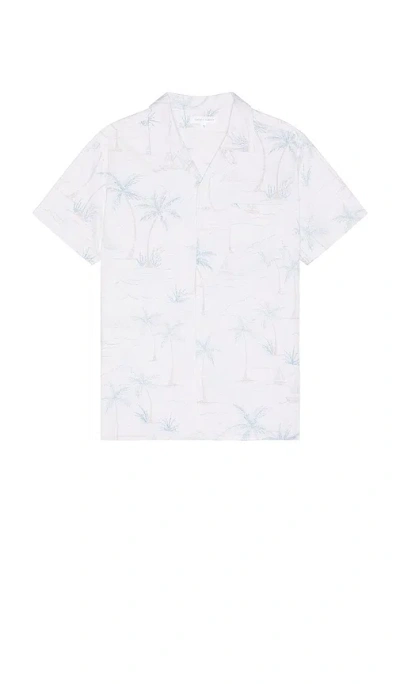 Vintage Summer Premium Camp Shirt In White
