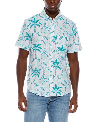 Vintage Summer Printed Shirt In White