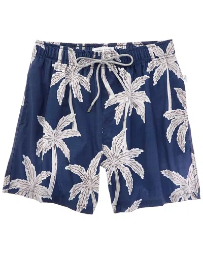Vintage Summer Printed Swim Short In Multi