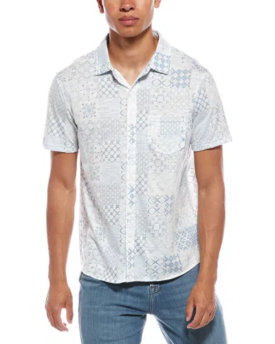 Vintage Summer Slub Jersey Shirt In Gray