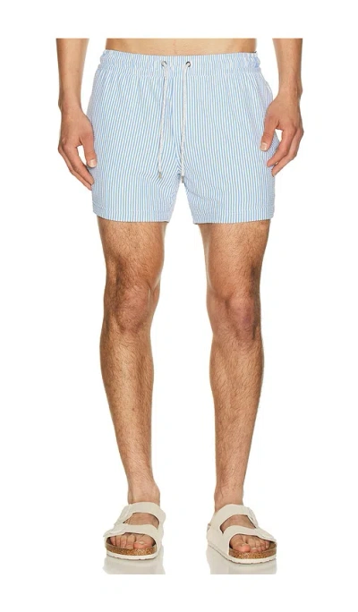 Vintage Summer Stripe Knit Shortie Volley In Multi