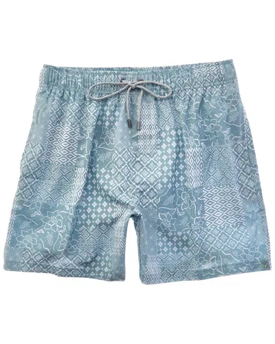 Vintage Summer Swim Short In Green