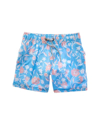 Vintage Summer Kids' Swim Short In Multi