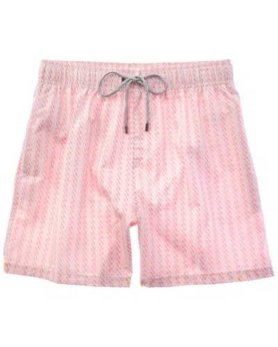 Vintage Summer Swim Short In Pink