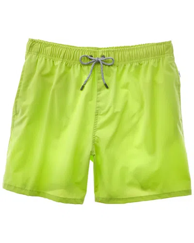 Vintage Summer Vintage Wash Volley Swim Trunk In Green