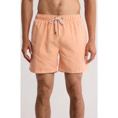 Vintage Summer Volley Swim Shorts In Orange