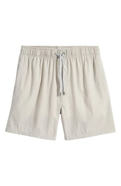 Vintage Summer Washed Volley Swim Trunks In Neutral