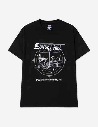 Vintage Sunset Hill Shooting Range T-shirt In Black