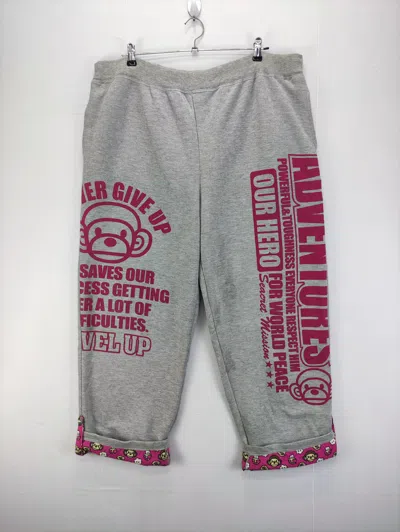 Pre-owned Vintage Sweatpants Baby Milo Style In Grey