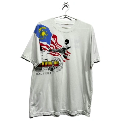 Pre-owned Vintage Taekwondo 1994arts Championship T Shirt Malaysia In White