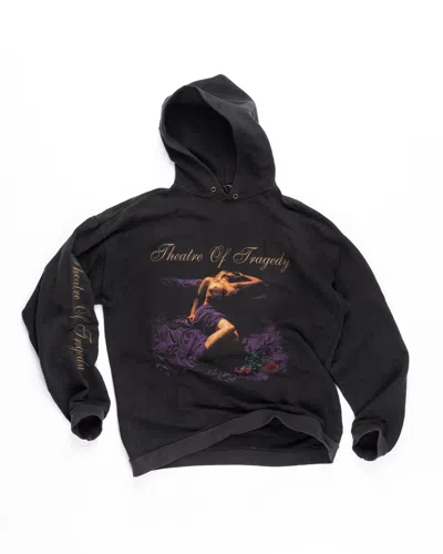 Pre-owned Vintage Theater Of Tragedy  Hoodie In Faded Black