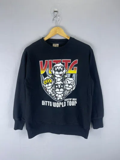 Pre-owned Vintage Uittg Baby World Tour Master Beat Sweatshirt In Black