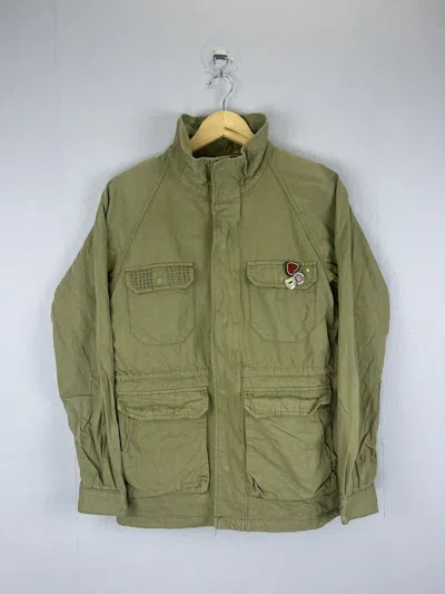 Pre-owned Vintage Umgrid Multipocket Army Style Jacket Nice Design In Olive