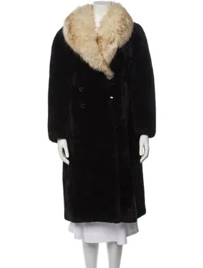 Pre-owned Vintage - Unbranded 1960's Fur Coat In Black